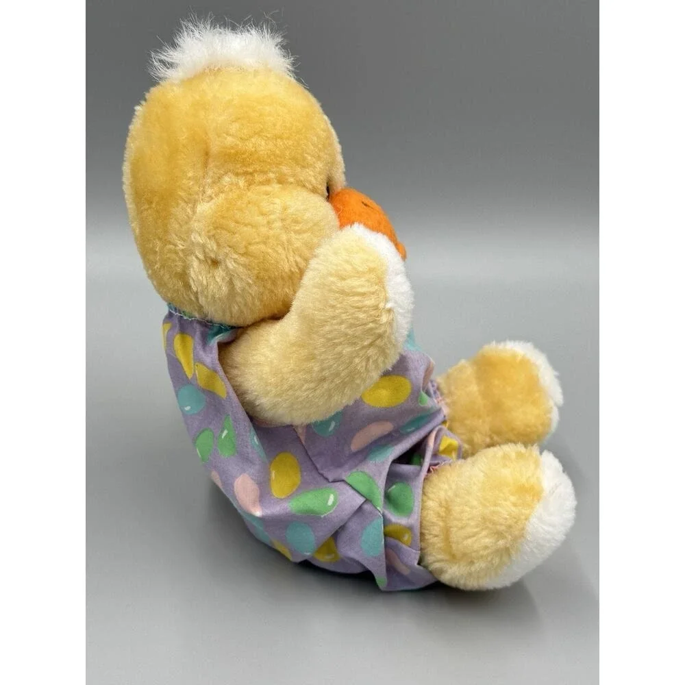 Vintage Chick Duckling Plush In One Piece Easter Outfit 8